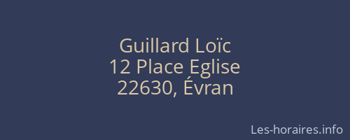 Guillard Loïc