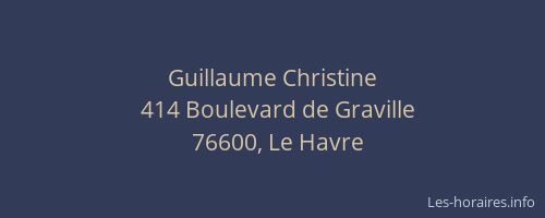 Guillaume Christine