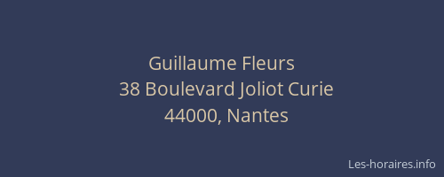 Guillaume Fleurs