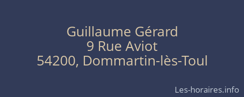 Guillaume G&eacute;rard