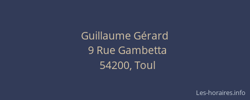 Guillaume Gérard