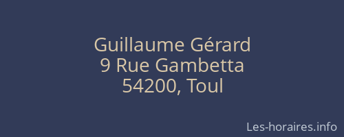 Guillaume Gérard