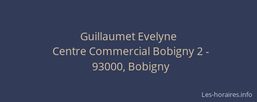 Guillaumet Evelyne
