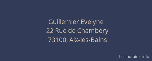 Guillemier Evelyne