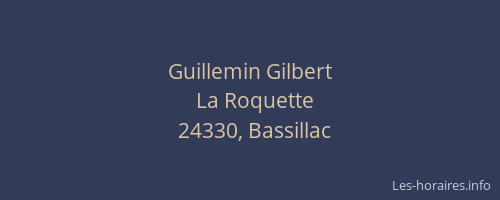Guillemin Gilbert