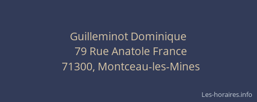 Guilleminot Dominique