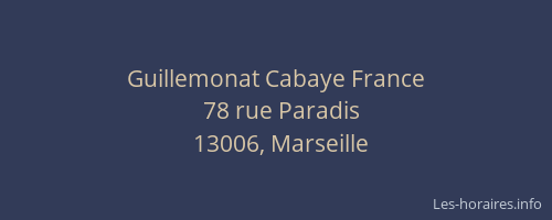 Guillemonat Cabaye France