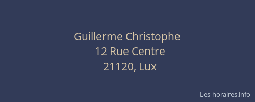 Guillerme Christophe
