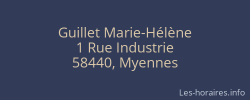 Guillet Marie-Hélène