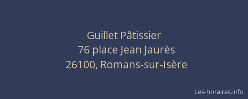 Guillet Pâtissier