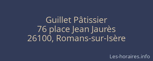 Guillet Pâtissier