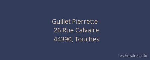 Guillet Pierrette