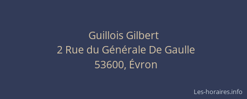 Guillois Gilbert