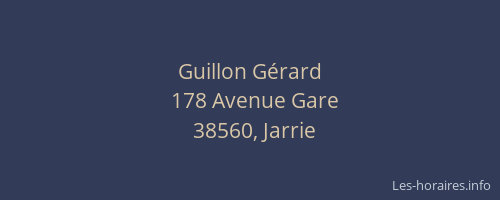 Guillon Gérard