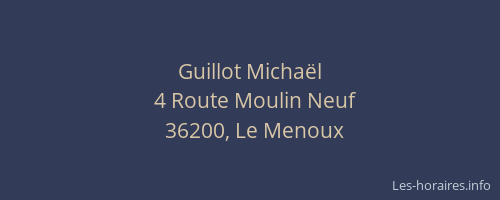 Guillot Michaël