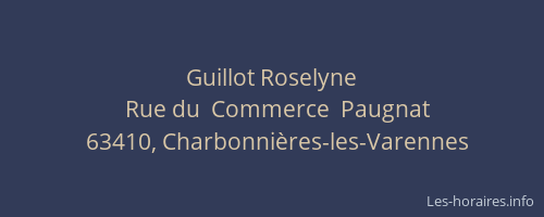 Guillot Roselyne