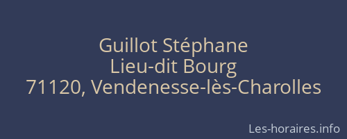 Guillot Stéphane