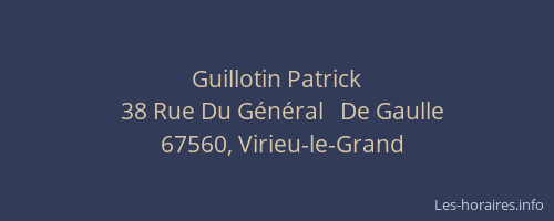 Guillotin Patrick
