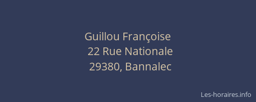 Guillou Françoise