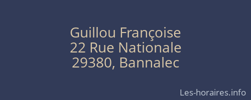 Guillou Françoise