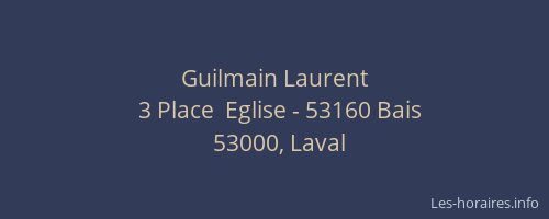 Guilmain Laurent