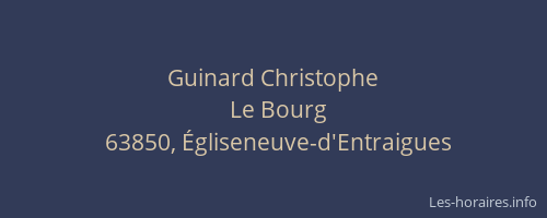 Guinard Christophe
