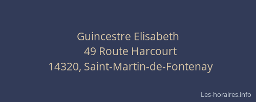 Guincestre Elisabeth