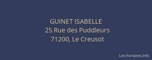 GUINET ISABELLE
