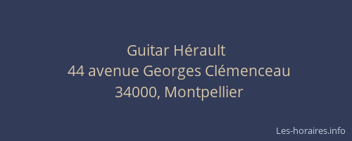 Guitar Hérault
