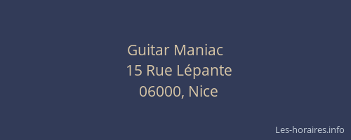 Guitar Maniac
