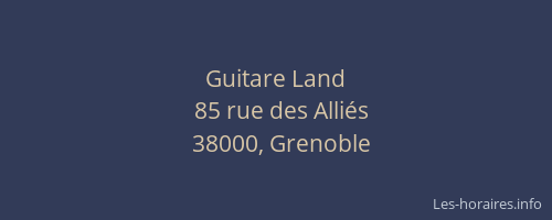 Guitare Land