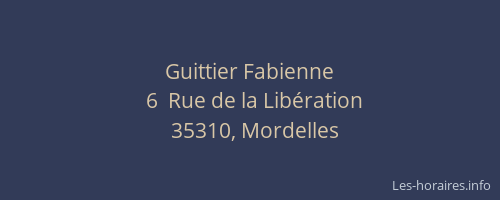 Guittier Fabienne