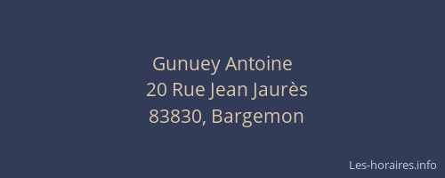 Gunuey Antoine
