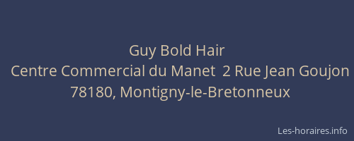Guy Bold Hair
