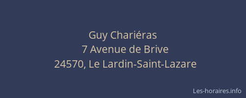 Guy Chariéras