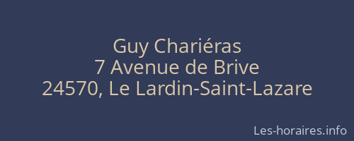 Guy Chariéras