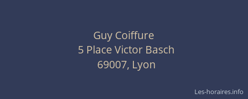 Guy Coiffure