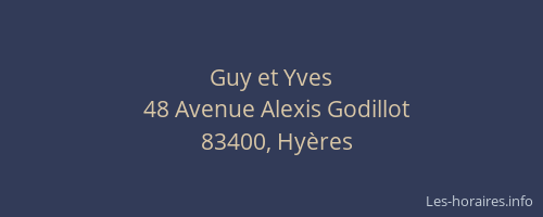 Guy et Yves