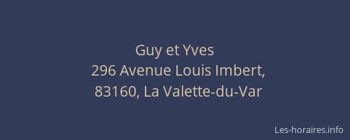 Guy et Yves