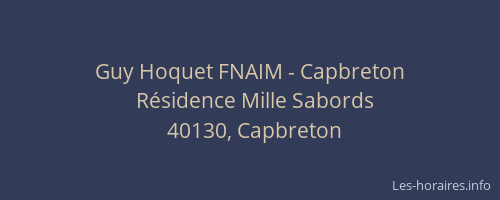 Guy Hoquet FNAIM - Capbreton