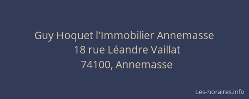 Guy Hoquet l'Immobilier Annemasse