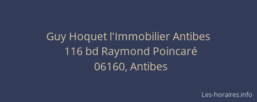 Guy Hoquet l'Immobilier Antibes