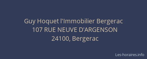Guy Hoquet l'Immobilier Bergerac