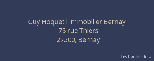 Guy Hoquet l'Immobilier Bernay