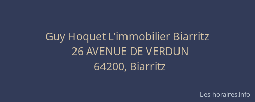 Guy Hoquet L'immobilier Biarritz