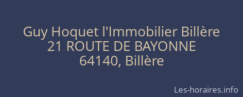 Guy Hoquet l'Immobilier Billère