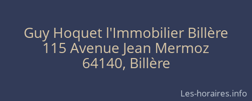 Guy Hoquet l'Immobilier Billère