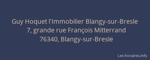 Guy Hoquet l'Immobilier Blangy-sur-Bresle