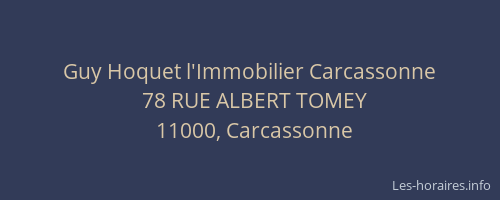 Guy Hoquet l'Immobilier Carcassonne
