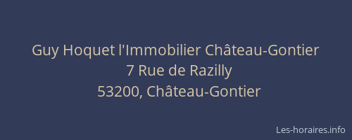 Guy Hoquet l'Immobilier Château-Gontier